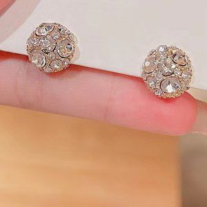 Diamond Halo Earrings